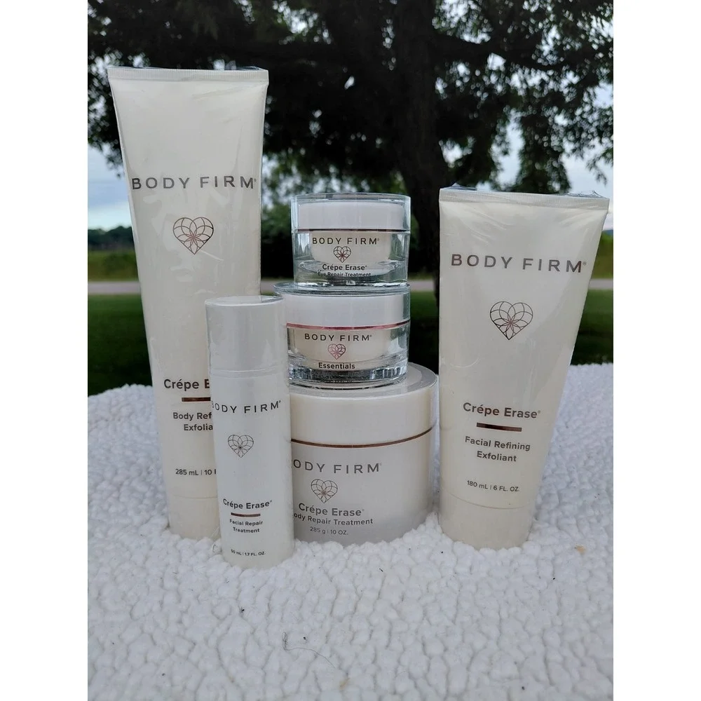 Body Firm Crepe Erase Lot 6 Sealed Items Exfoliant, Eye Cream, Facial, Body